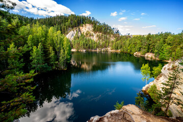 Czech Republic , Adrspach, Sand Lake, Popular destination for trips from Poland 2 August 2026 © voytek