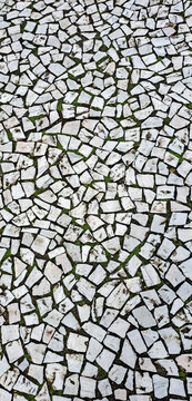 textura de pedras brancas
