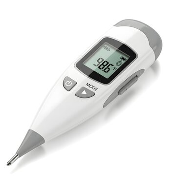 Digital infrared thermometer with precise temperature measurement display