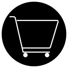 shopping cart vector icon png transparant © Widji