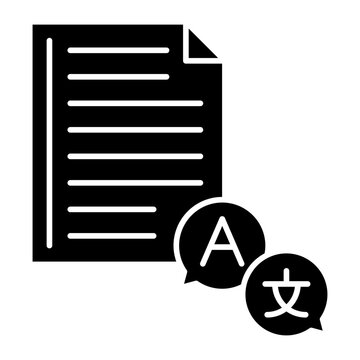 Text Align Glyph Icon