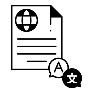 Word Translate Dualtone Icon