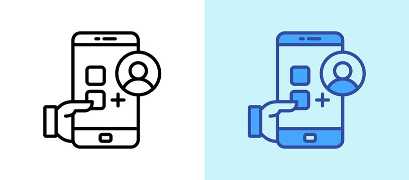 User Experience lineblue icon
