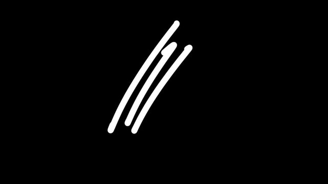 diagonal hatch lines transition on black background animation