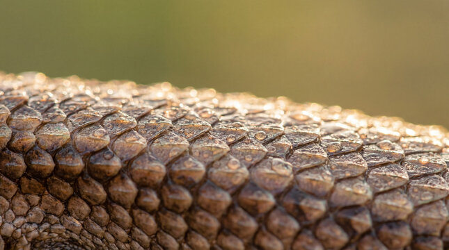 Lizard resting in park, detailed natural wildlife closeup showing animal welfare, responsible care, wellbeing, humane values, education, community awareness, supporting responsible care education