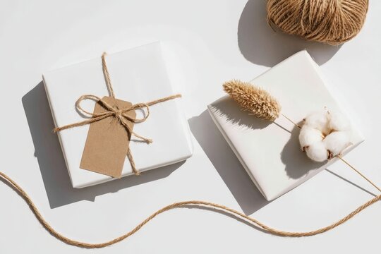 Modern Workspace Flat Lay with Office Supplies and Copy Space