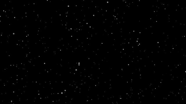 Stars in sky, starry night blue starlight shine of milky way, Space and stars, imitation. Twinkling of color pointed stars. Stars Rotating Around Polaris in Starry Night Sky, Astronomy Background