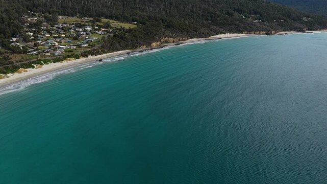 Tasmania Aerial view East coast