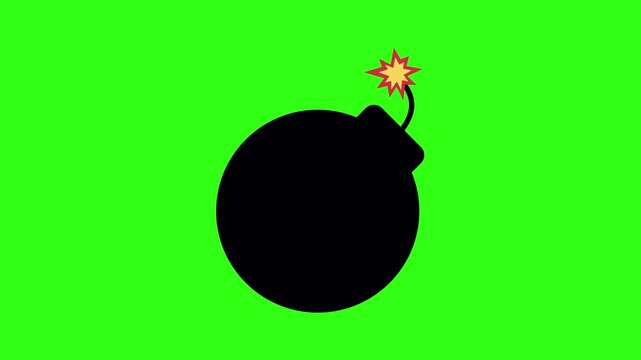 active bomb icon wobbling animation