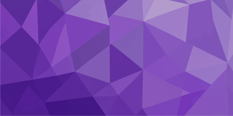 Obraz premium Abstract purple polygonal mosaic vector background with faceted low‑poly texture blending geometric shapes seamlessly