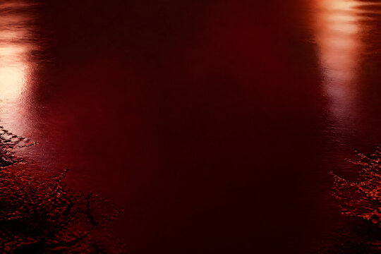 Urushi lacquer glossy reflection banner background