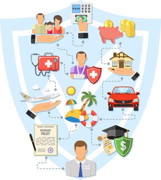 Insurance Services Infographics