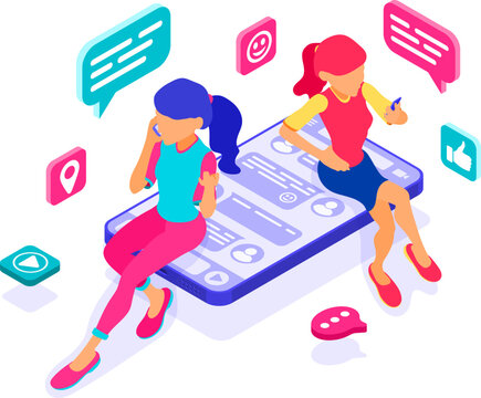 chat online dating friendship in social networks