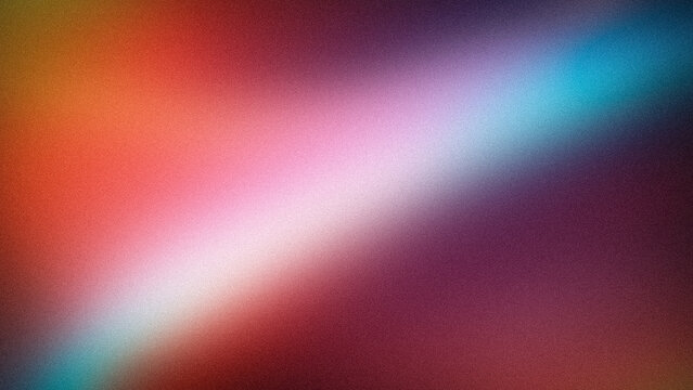 Abstract gradient 4K wallpaper with vibrant red orange pink and blue grainy texture background blur tech theme