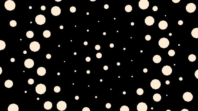Abstract 3D Horizontal Seamless Loop Motion Graphic Phyllotaxis Horizontal_Phyllotaxis_Var_05_4K 4K