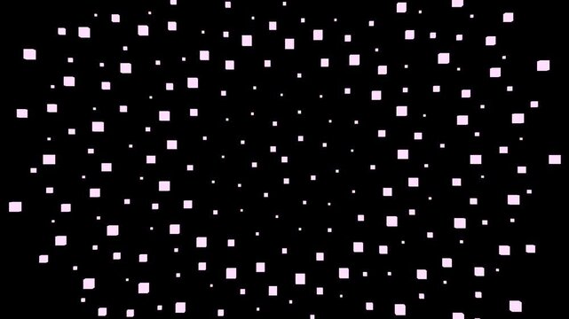 Abstract 3D Horizontal Seamless Loop Motion Graphic Phyllotaxis Horizontal_Phyllotaxis_Var_06_4K 4K