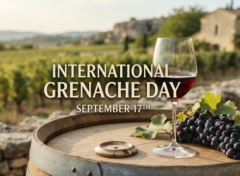 International Grenache Day September 17th Wine Glass Vineyard