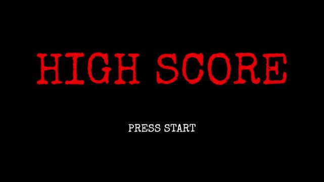 Pixelated Arcade Game Screen Showing Experience Bonus and Start Prompt