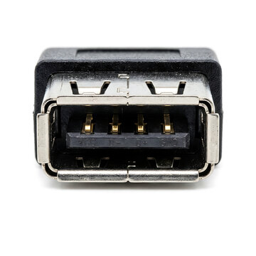 Usb Micro Socket Close Up Technology Detail