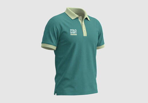Men&rsquo;s Polo Shirt Mockup for Apparel Branding