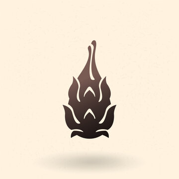 Vector Icon of Dragon Fruit