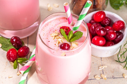Cranberry oatmeal smoothie