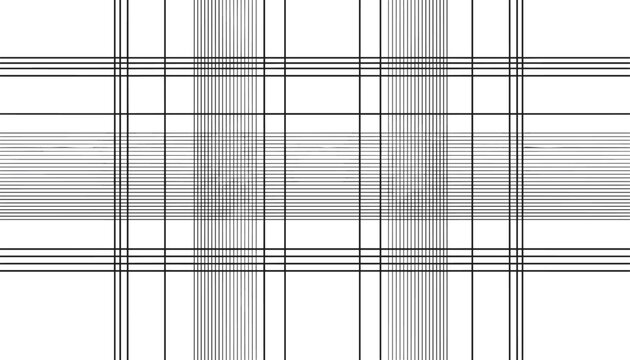 Minimalist seamless grid pattern with intersecting thin black horizontal and vertical lines on white background.