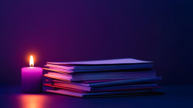 Business documents representing a business finance concept, 3d...