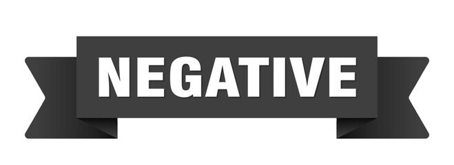 Fototapeta premium negative ribbon isolated on transparent background. negative ribbon