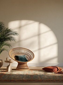 Beautiful Cozy Interior With Natural Light And Home Decor