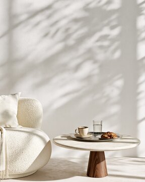 Beautiful Cozy Interior With Natural Light And Minimalist Decor