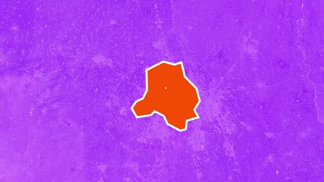 Delhi India Map Location Animation, New Delhi Capital City Geography and South Asian Travel Concept.