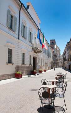 View over the city of Vigevano
