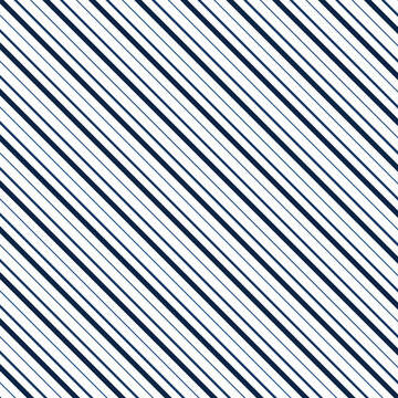 Navy Diagonal Stripe Pattern Varied Weights, Transparent Background