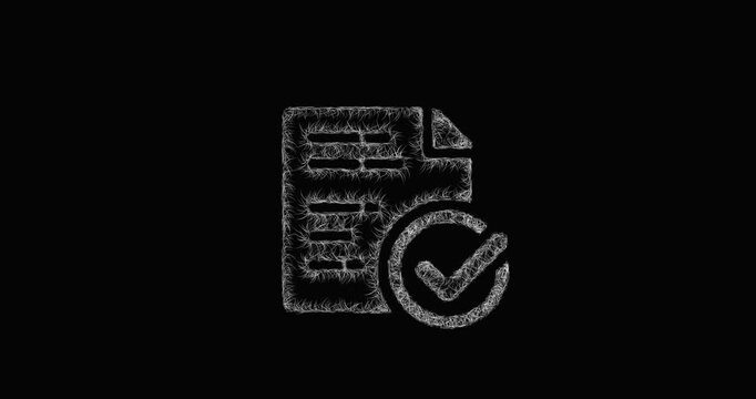 Sketch shortlist icon animation - smooth progressive reveal