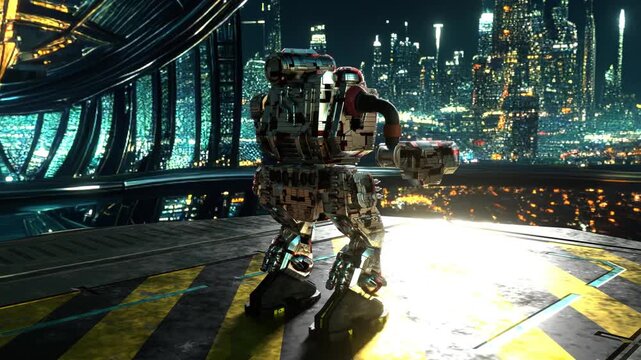 A science fiction clip that works well with music.