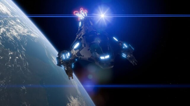 A science fiction clip from my imagination.