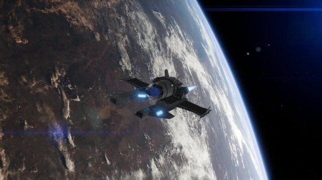 My science fiction world: space travel in the future.
