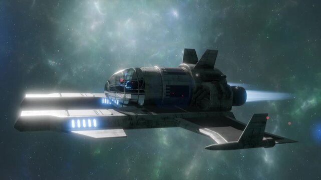 My science fiction world: space travel in the future.