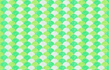Green and Silver Glitter Mermaid Scales Seamless Pattern. Pastel Green Fish Scale Background Texture with Glitter for summer designs, party invitations, scrapbooking, textile, wrapping paper, backdrop © Wulandari