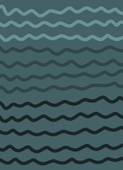 Abstract image for printing. Picture for modern interiors. The picture is painted by hand on a tablet. © neurostructure
