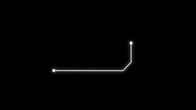 Minimalist hud corner bracket overlay, digital interface