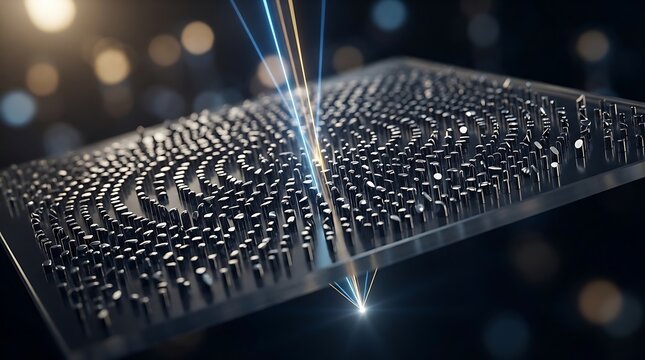 Advanced nanophotonic metasurface lens focusing light beams for optical computing and next generation communication technology