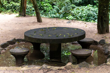 mesa na floresta © Rodrigo Silva