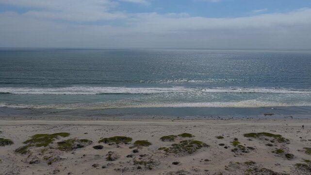 Aerial Pacific Beach Coronado Cays Park San Diego California Stationary