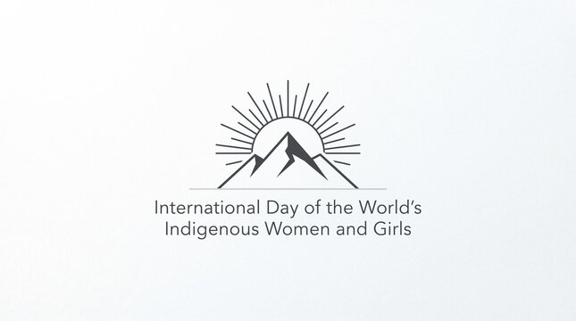 International indigenous women and girls logo icon