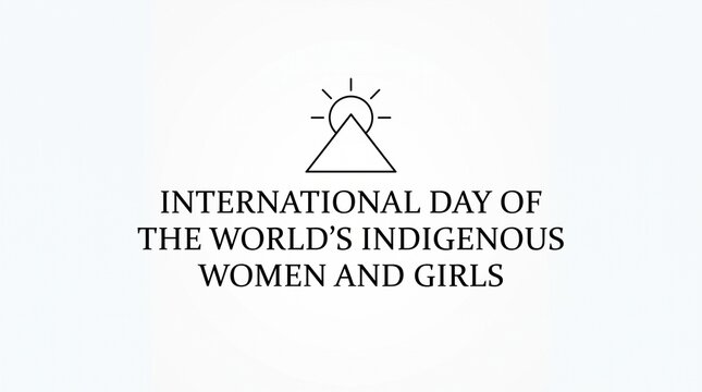 International indigenous women and girls day logo