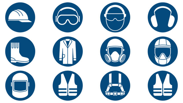 mandatory safety signs for personal protective equipment in industrial and construction environments