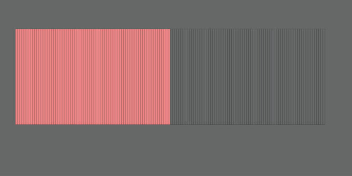 Progress bar vector with pink loading state, modern UI element for website and app development, simple flat design loading indicator on dark grey background