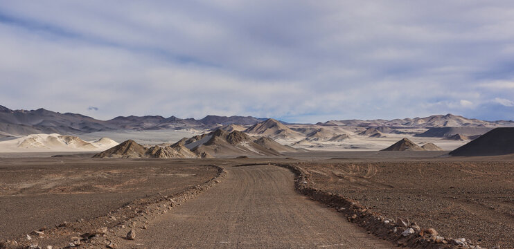 Remote Mountain Road Across the High Andes of Catamarca